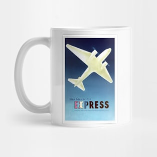 Blue Danube Air Express Vintage Poster 1936 Mug